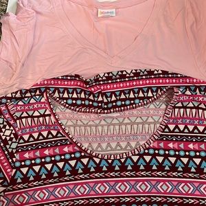 A small collection of tshirts from Lularoe!
